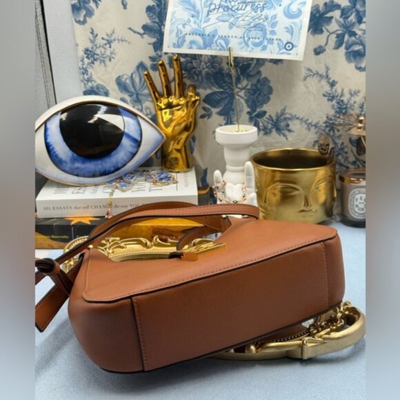 🆕 OROTON 🧿 NWOT Yvonne Baguette Shoulder Bag, Tan - Picture 9 of 14